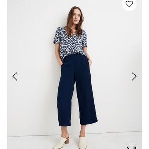 Madewell Hudson pull on crop pants